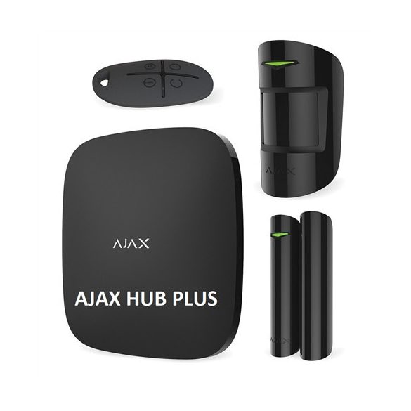 AJAX StarterKit PLUS Black HUB PLUSx1, M otionProtectx1, DoorProtectx1, SpaceCont