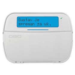   DSC NEO-HS2LCDWFP8 Vezeték nélküli Szöve ges LCD billentyűzet , Proxy olvasóval P