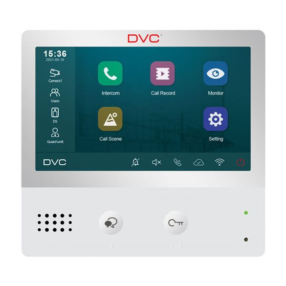 DVC IX471S Beltéri LCD ,omitor DVC IP ka putelefon rendszerhez, LAN és WIFI csatl