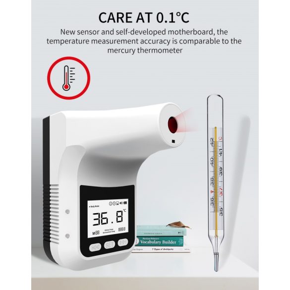 IN-K3 PRO Digitális Thermometer +-0,2C, "5-10cm mérési táv, 2,8"" LCD kijelző,ri