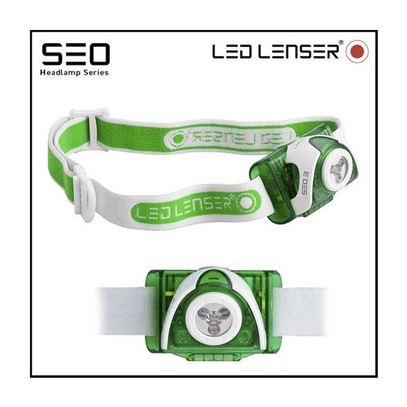 LED LENSER SEO5 fejlámpa 180 lumen / 40m  / 2xAAA / 25h