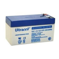 ULTRA1212 Akkumulátor 12V 1,3Ah méretek:  57x43x97mm