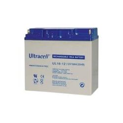 ULTRA12150 Akkumulátor 12V,18Ah méretek:  167x77x181mm