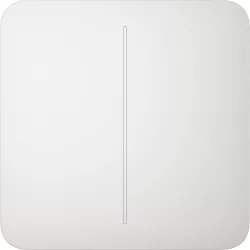 AJAX SoloButton (2-gang) WHITE