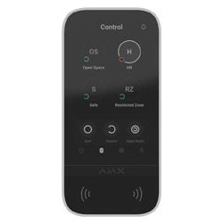   AJAX KeyPad TouchScreen WH 5" érintőképernyős kezelő kártyaolvasóva
