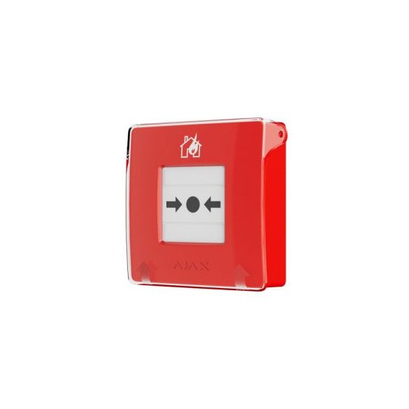 AJAX Manual Call Point (Red) Wireless Falra szerelhető gomb tűzjelző aktiválás