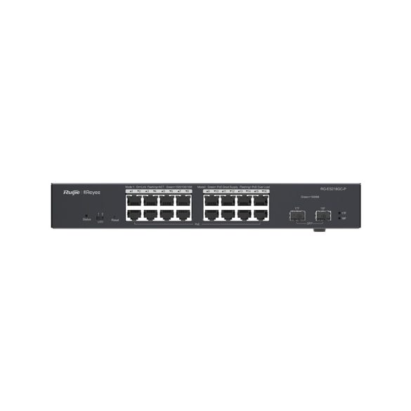 RG-ES218GC-P 18 port, 2 SFP, 240W PoE Switch