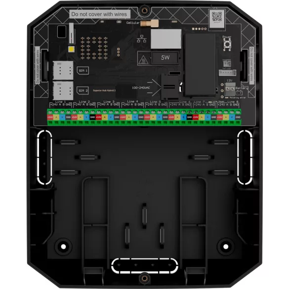 AJAX FIBRA HUB HYBRID 2 BL SUPERIOR