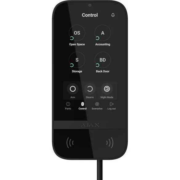AJAX FIBRA Keypad TouchScreen BL SUPERIO R
