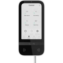 AJAX FIBRA Keypad TouchScreen WH SUPERIO R