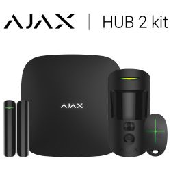   AJAX STARTER KIT CAM BL 1/HUB2 1/MotionC AM 1/DoorProtect 1/SpaceControl