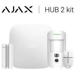   AJAX STARTER KIT CAM WH  1/HUB2 1/Motion Cam  1/DoorProtect 1/Space Control