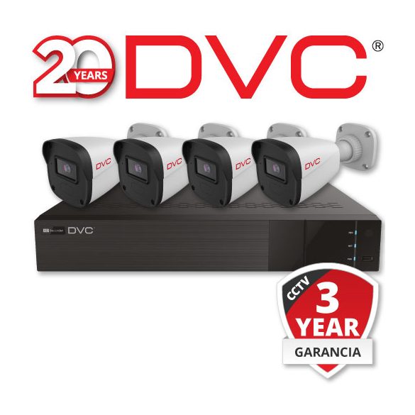 DVC SZETT 1x DRN-0451RP + 4x DCN-BF2282 + 1X 1TB HDD